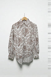 Paisley Shirt - Brown